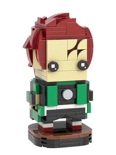 Lego moc brickheadz tanjiro - moc,