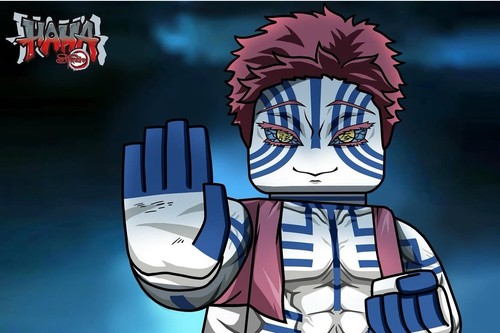 Haha studio demon slayer akaza - haha,